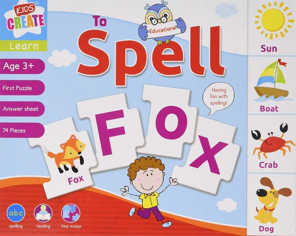 Learn to Spell - Educational First Puzzle